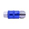 Interstate Pneumatics Quick Connect Coupler, Safety Exhaust, Universal, 1/4 in Female Thread, Aluminum, Blue CG440-5B-D - alternate 4
